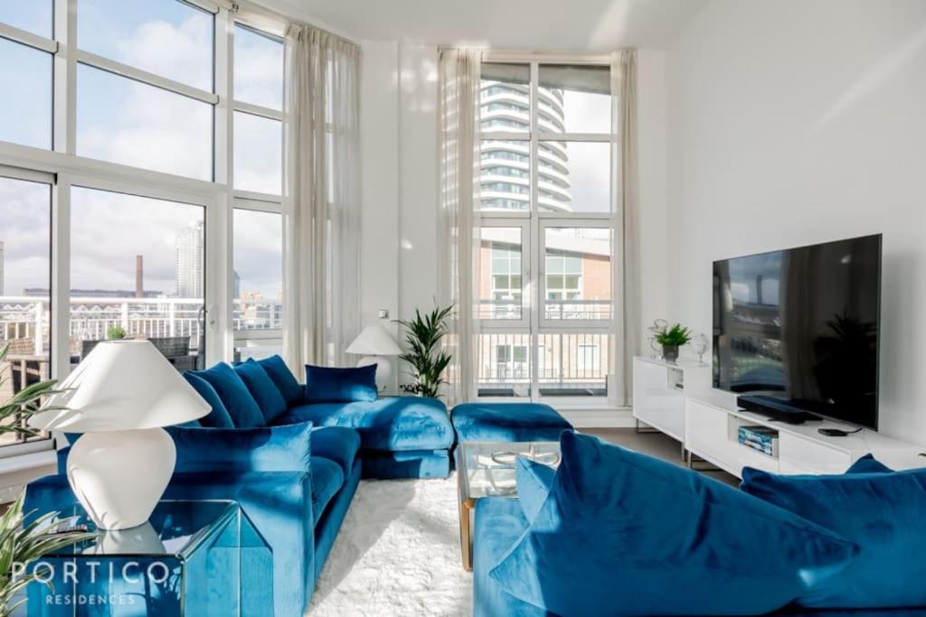 Appartamento Portico Residences - Stunning Penthouse With River Views In Battersea Londra