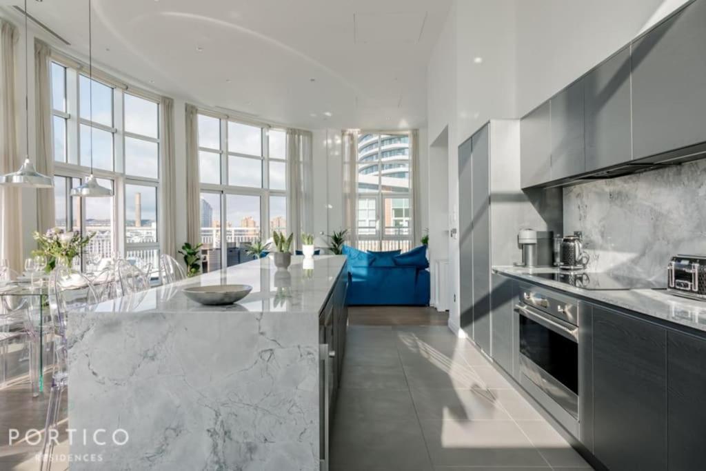 Appartamento Portico Residences - Stunning Penthouse With River Views In Battersea